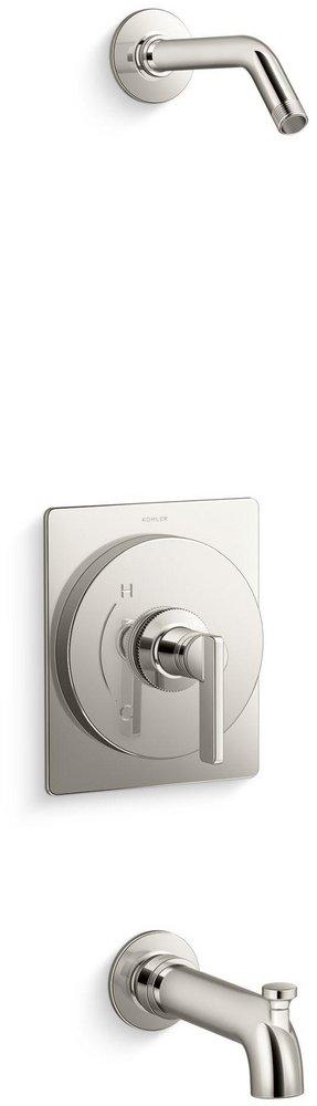KOHLER Vibrant&reg; Polished Nickel Single Handle Bathtub & Shower Faucet (Trim Only) 