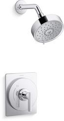 Single Handle Multi Function Shower Faucet in Polished Chrome (Trim Only)
