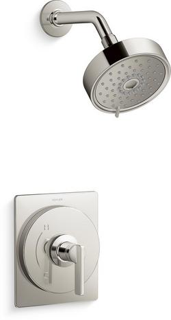 Single Handle Multi Function Shower Faucet in Vibrant&reg; Polished Nickel (Trim Only)