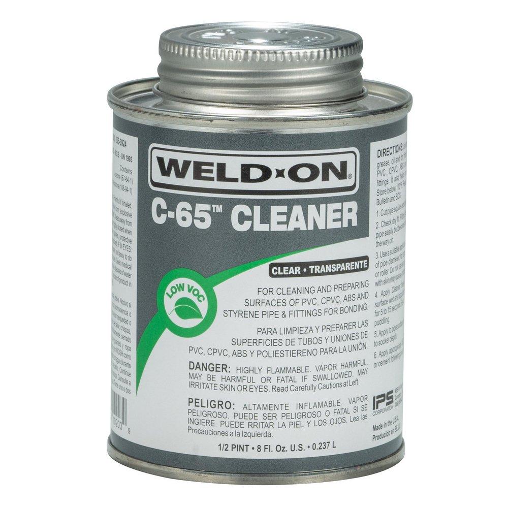 Weld-On&reg; ABS, CPVC and PVC Pipe Clear Cleaner 
