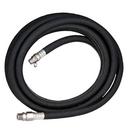 50 ft. Black Hose With 5/8 in. ID & 3/4 in. Male NPT Stainless Adapter 