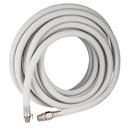 50 ft. White Hose With 5/8 in. ID & 3/4 in. Male NPT Stainless Adapter