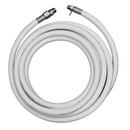 100 ft. White Hose With 5/8 in. ID & 3/4 in. Male NPT Stainless Adapter