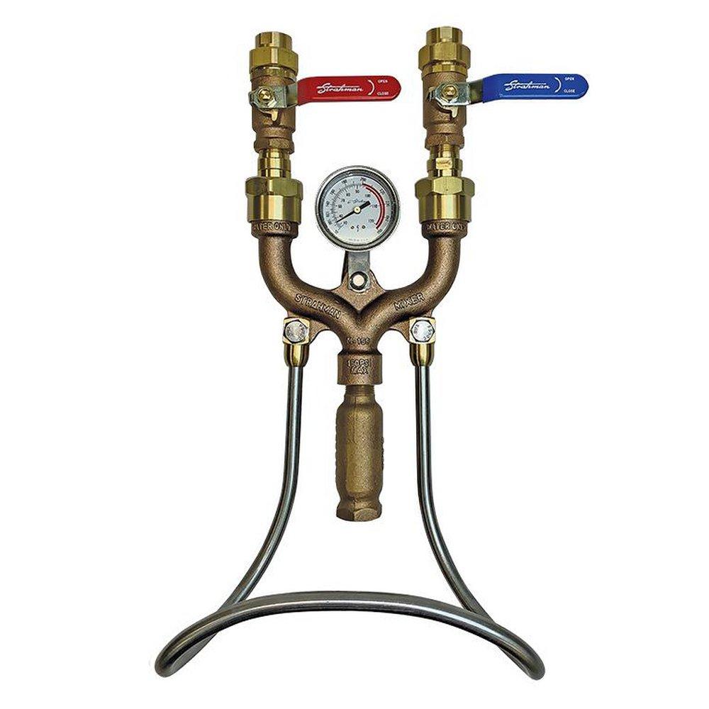 M-159TG Bronze Wall-Mounted Ball Valve Top Entry Only Temperature Gauge 