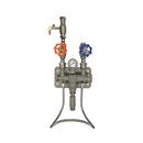 M-5000TG Med (96-130 PSI) Bronze Wall-Mounted Globe Valve Top Entry Temperature Gauge Direct Diffuse Steam Trap 