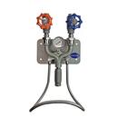 M-750TG Stainless Wall-Mounted Globe Valve Top Entry Temperature Gauge 