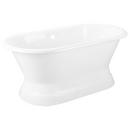 72 HENLEY CAST IRON DOUBLE-ENDED PEDESTAL TUB - ROLLED RIM 