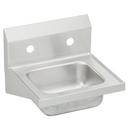 STAINLESS STEEL 16-3/4 X 15-1/2 X 13 SINGLE BOWL WALL HUNG 2-HOLE HAND WASH SINK