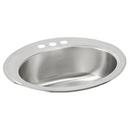 STAINLESS STEEL 19-5/8 X 16-11/16 X 6 2-HOLE SINGLE BOWL DROP-IN LAVATORY SINK