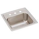 15 x 15 x 7-1/8 in. 3-Hole Drop-in Stainless Steel Bar Sink in Lustrous Satin