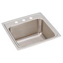STAINLESS STEEL 19-1/2 X 19 X 10-1/8 3-HOLE SINGLE BOWL DROP-IN UTILITY SINK