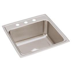 22 in. Drop-in Stainless Steel Single Bowl Kitchen Sink in Lustrous Satin
