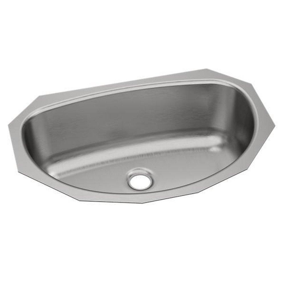 STAINLESS STEEL 19-1/2 X 13-5/16 X 4-3/8 SINGLE BOWL UNDERMOUNT LAVATORY SINK 