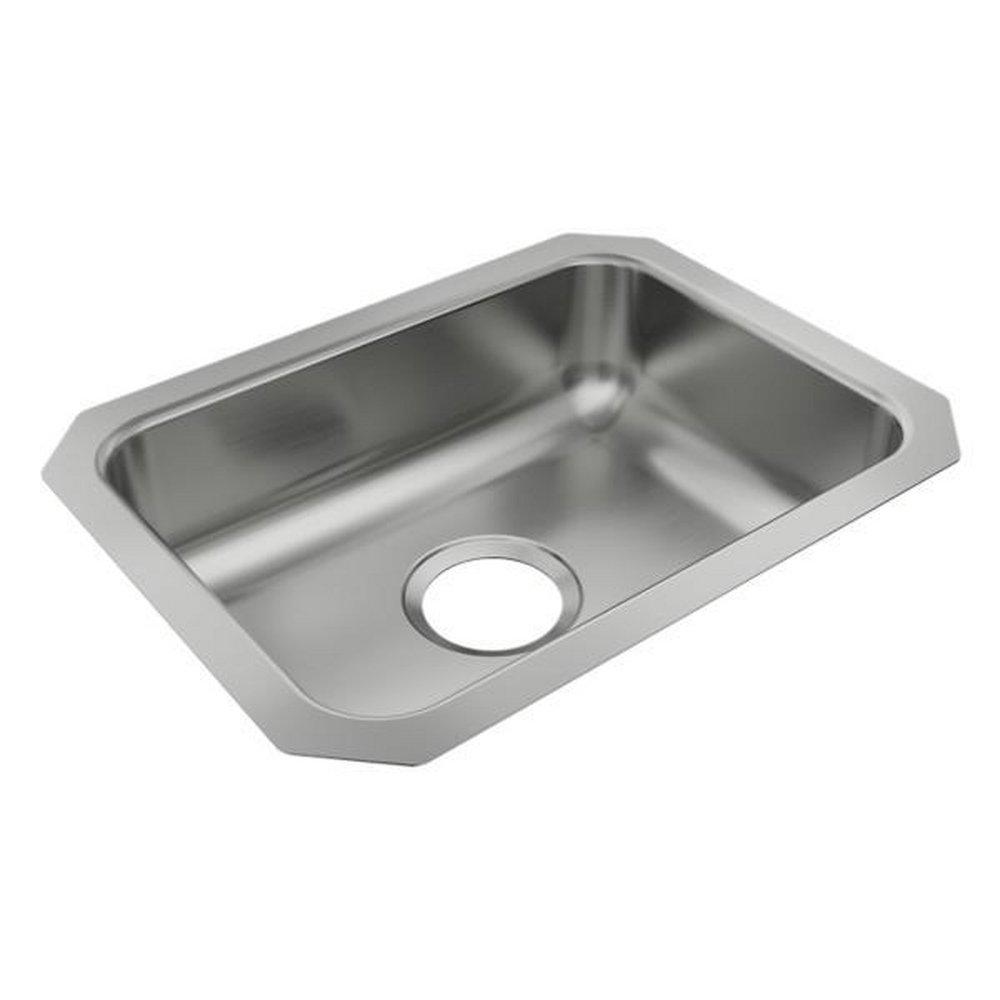 STAINLESS STEEL 18-1/2 X 14 X 5-3/8 SINGLE BOWL UNDERMOUNT ADA SINK 