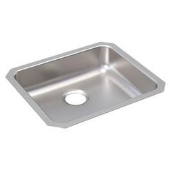 21-1/2 x 18-1/2 in. No-Hole Stainless Steel Single Bowl Undermount Kitchen Sink in Lustrous Satin