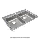 33 x 22 in. 3-Hole Stainless Steel Double Bowl Drop-in Kitchen Sink in Lustrous Satin