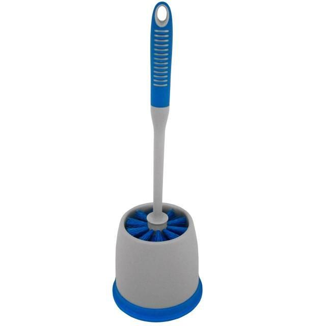 Toilet Bowl Brush in Blue/Gray (Case of 12) 