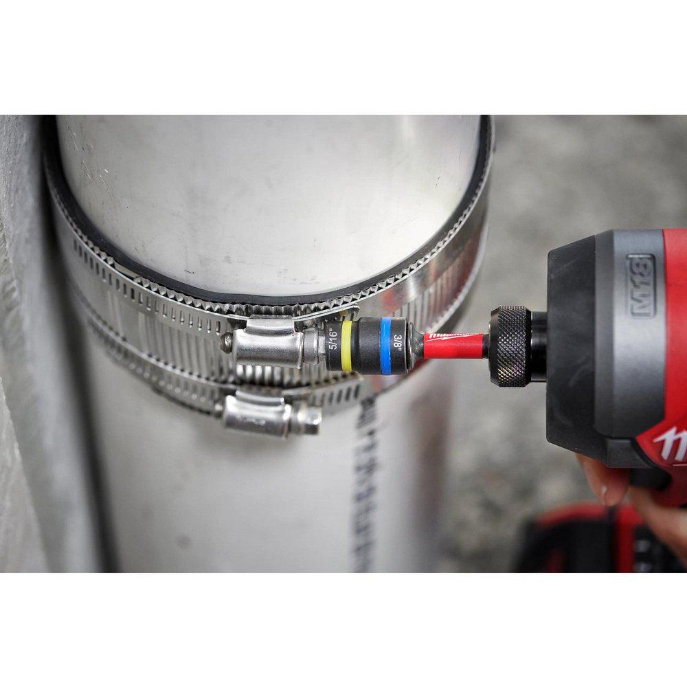 SHOCKWAVE IMPACT DUTY 5/16 AND 3/8 X 2-1/2 QUIK-CLEAR 2-IN-1 MAGNETIC NUT DRIVER 