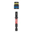 SHOCKWAVE IMPACT DUTY 5/16 AND 3/8 X 2-1/2 QUIK-CLEAR 2-IN-1 MAGNETIC NUT DRIVER 