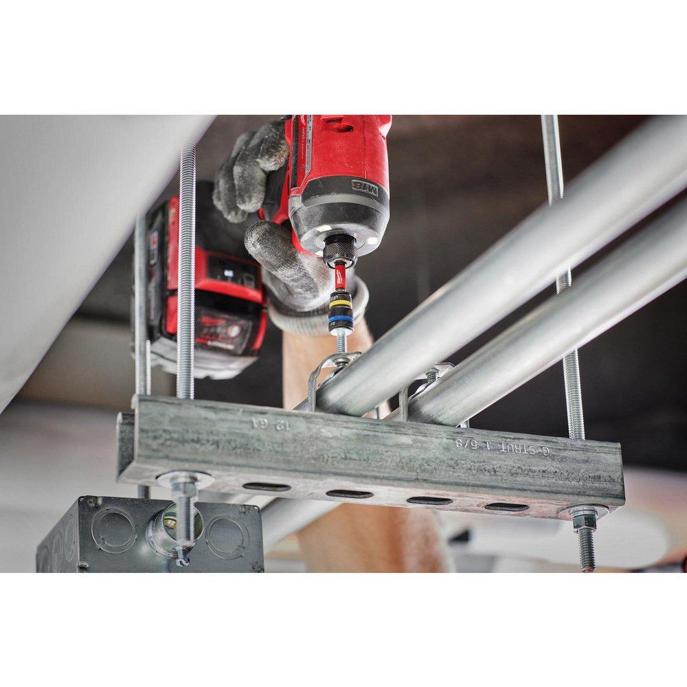SHOCKWAVE IMPACT DUTY 5/16 AND 3/8 X 2-1/2 QUIK-CLEAR 2-IN-1 MAGNETIC NUT DRIVER 