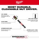 2Pc Shockwave Impact Duty Quik-Clear 2-In-1 Magnetic Nut Driver Set 