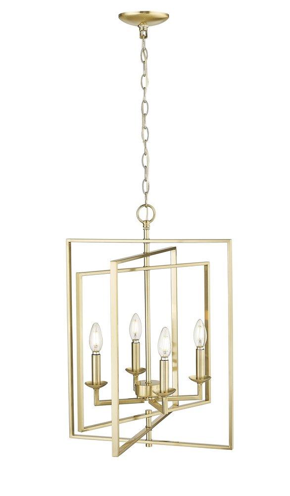 Millennium Lighting Modern Gold 4-Light Pendant Light 