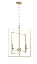 Millennium Lighting Modern Gold 4-Light Pendant Light 