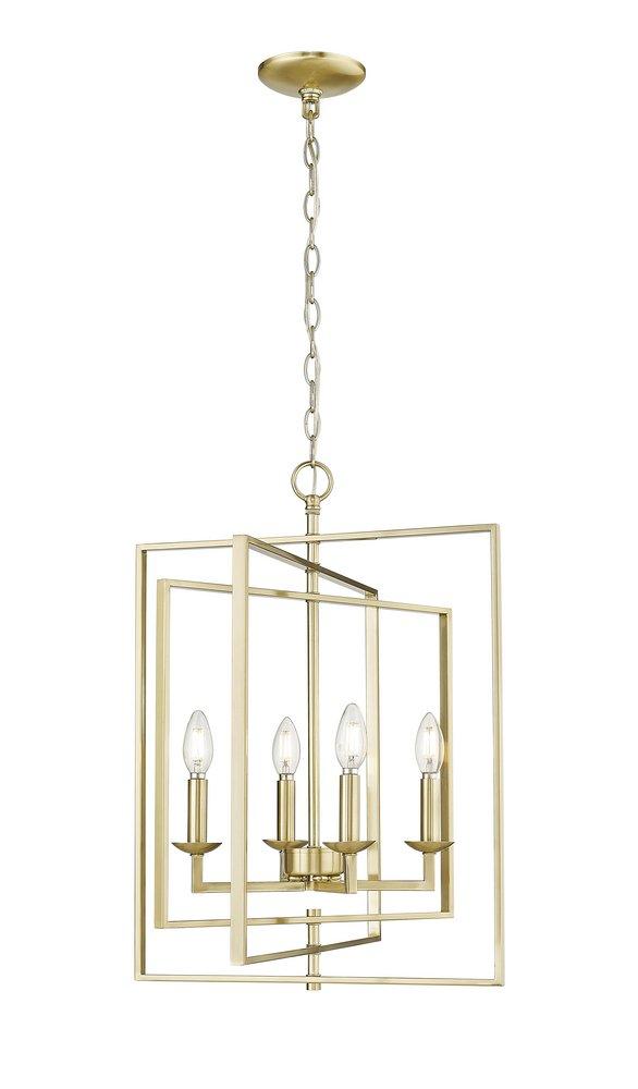 Millennium Lighting Modern Gold 4-Light Pendant Light 