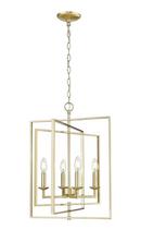 Millennium Lighting Modern Gold 4-Light Pendant Light 