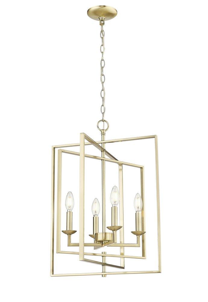 Millennium Lighting Modern Gold 4-Light Pendant Light 