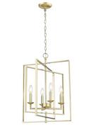 Millennium Lighting Modern Gold 4-Light Pendant Light 