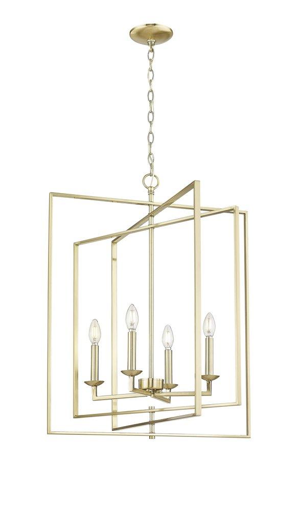 Millennium Lighting Modern Gold 4-Light Pendant Light 