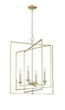 Millennium Lighting Modern Gold 4-Light Pendant Light 