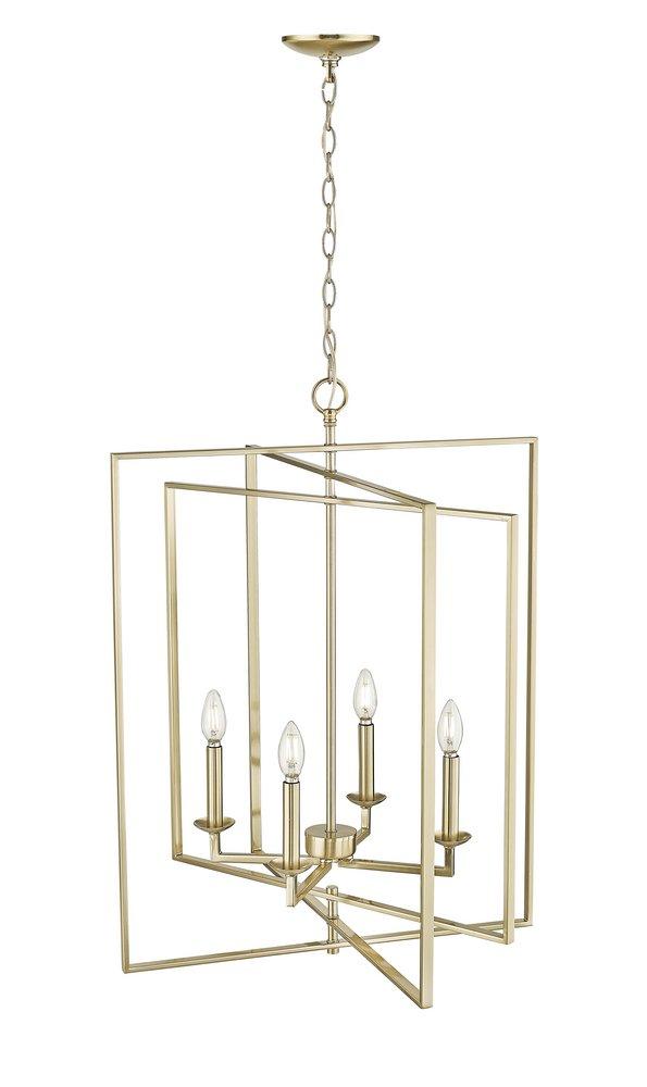 Millennium Lighting Modern Gold 4-Light Pendant Light 