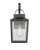 60W Outdoor Wall Sconce in Powder Coat Black