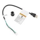 1.7 ft Straight Plug Dishwasher Power Cord in Black 