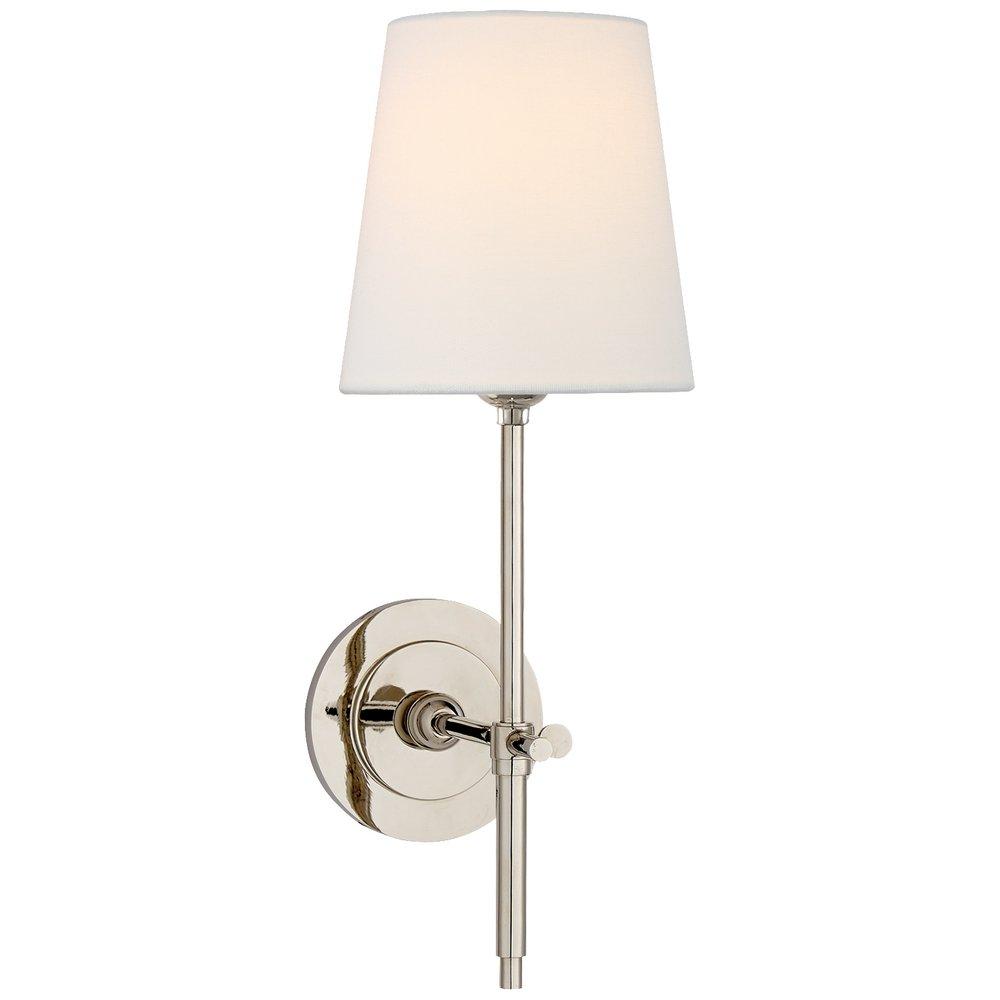 Visual Comfort & Co. Signature Polished Nickel 40W 1-Light 14-1/4 in. Wall Sconce 