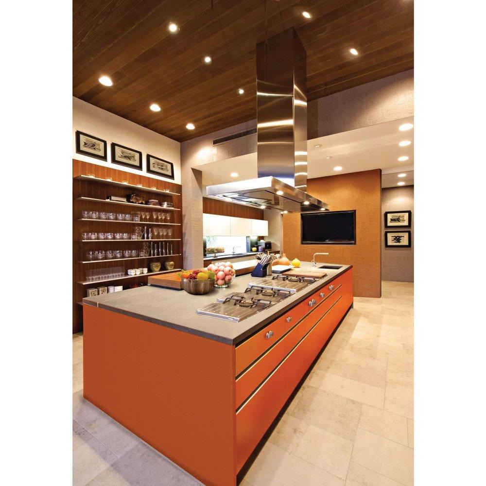 6 in. Medium (E26) Baffle Recessed Trim and New Construction, Remodel Housing 