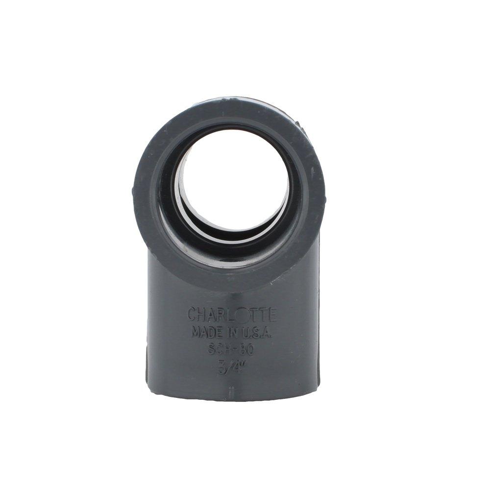 Dark Grey PVC Schedule 80 Tee 