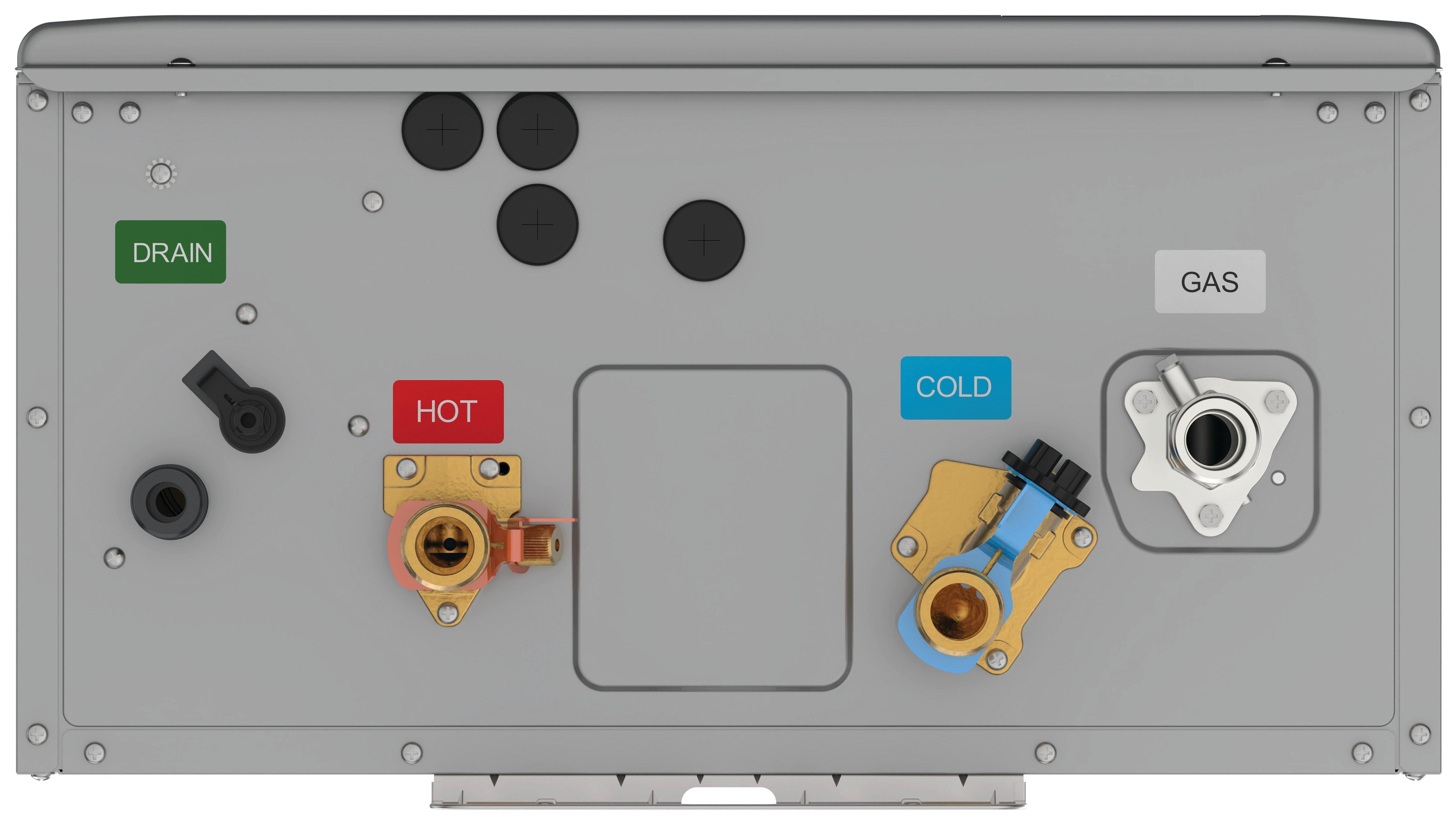 Rheem 200W Indoor Condensing Natural Gas Tankless Water Heater 