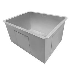21 in. Undermount Stainless Steel Single Bowl Laundry Sink