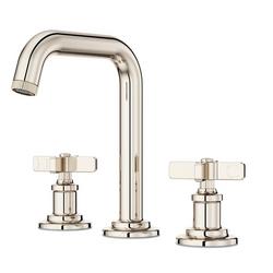 Two Handle Widespread Bathroom Sink Faucet in Polished Nickel