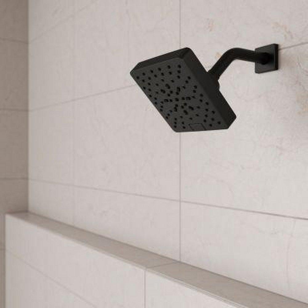 Pfister Spot Defense Matte Black Multi Function Showerhead 