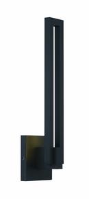 20W 1-Light 18in. Outdoor Wall Sconce in Sand Coal