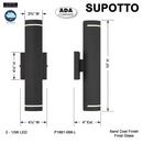 SUPOTTO - LED OUTDOOR WALL MOUNT 