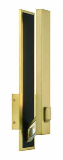 LED Wall Sconce in Coal/Soft Brass