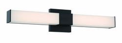 24 in. Adjustable LED Bath Bar with Rectangular Shade
