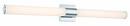 36 in. Round Wall Sconce in Chrome