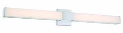 36 in. Square Wall Sconce in Chrome