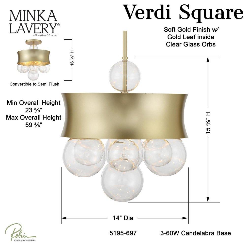 *CVR* VERDI SQ 3LGHT CNVRTBL PEND 